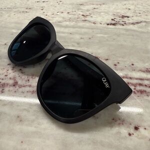 Quay Australia Cat Eye Sunglasses – Black/Smoke
